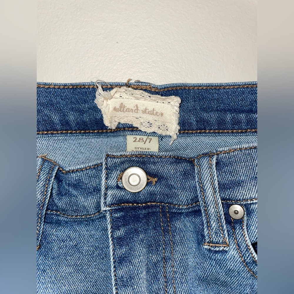 Altar’d State Boyfriend Jeans with Rip - Picture 2 of 3